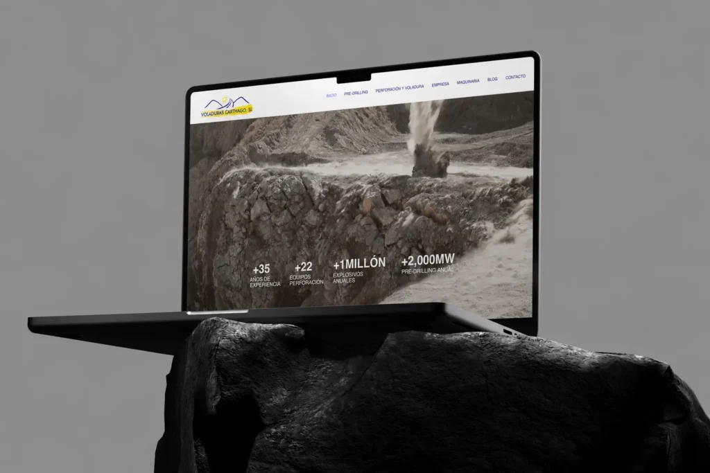 Proyecto de marketing digital para Voladuras Carthago
